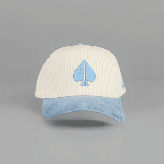Cream-Sky Blue High Stakes Panel Cap